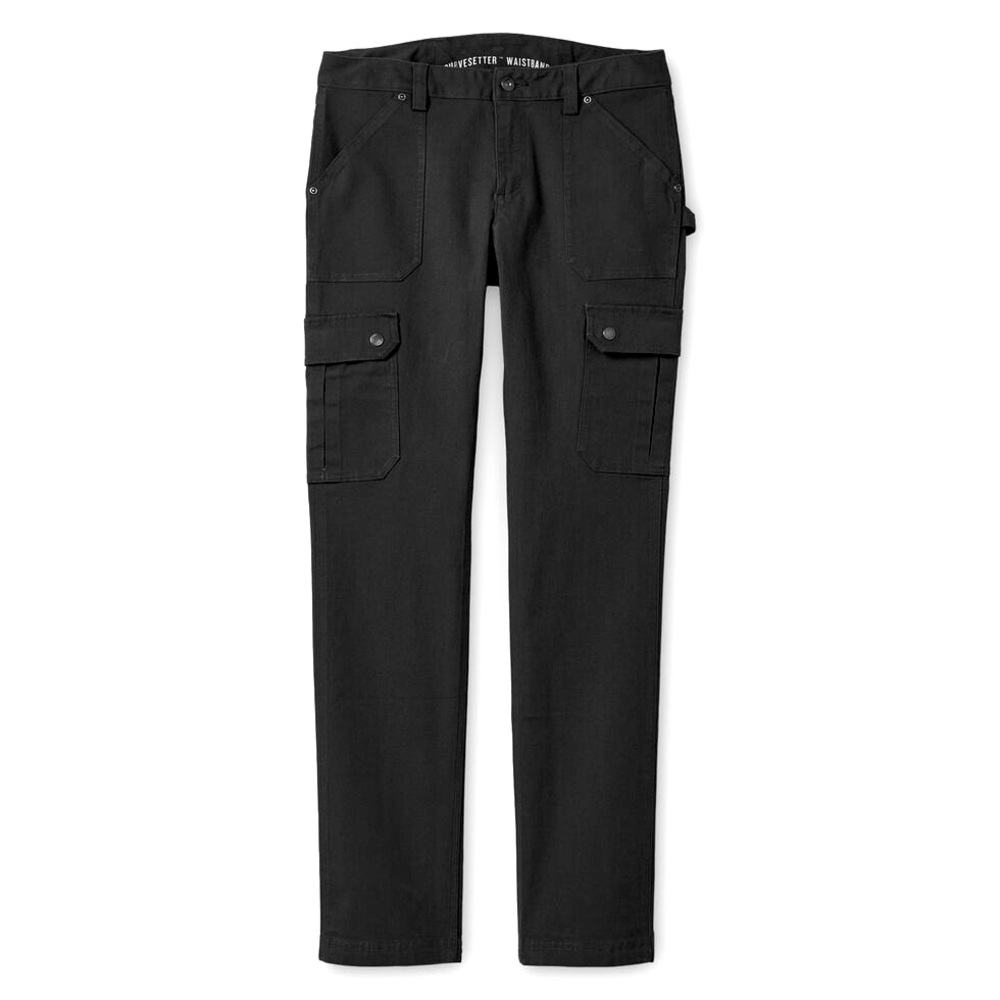 NWOT Duluth Trading DuluthFlex Fire Hose Slim Cargo Pant BLACK 12 14 - 35 Inseam